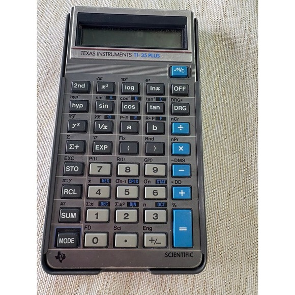 Texas Instruments TI-35 PLUS scientific calculator. - Picture 3 of 6